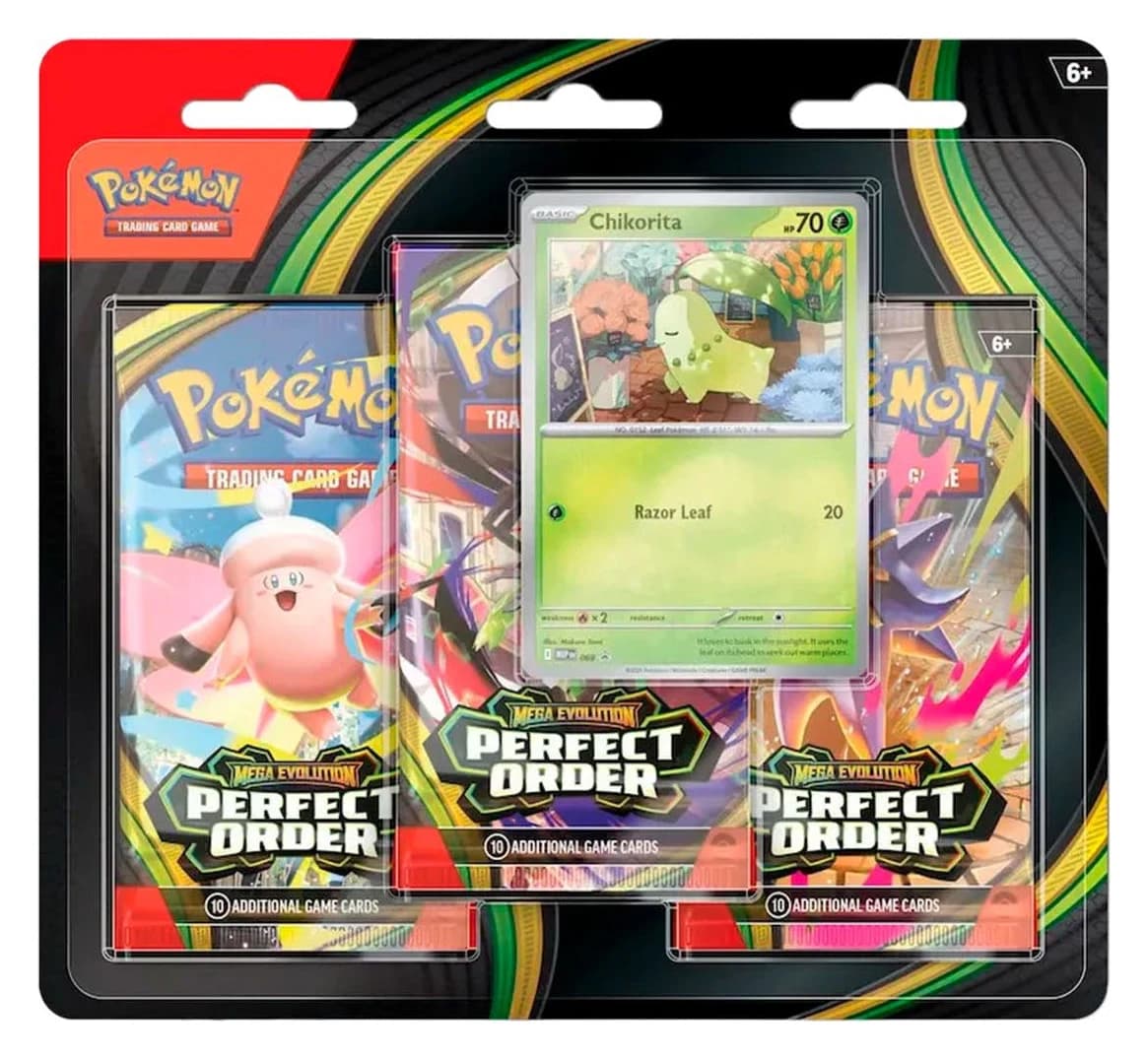 Contenido de Blister de 3 sobres Perfect Order — Inglés