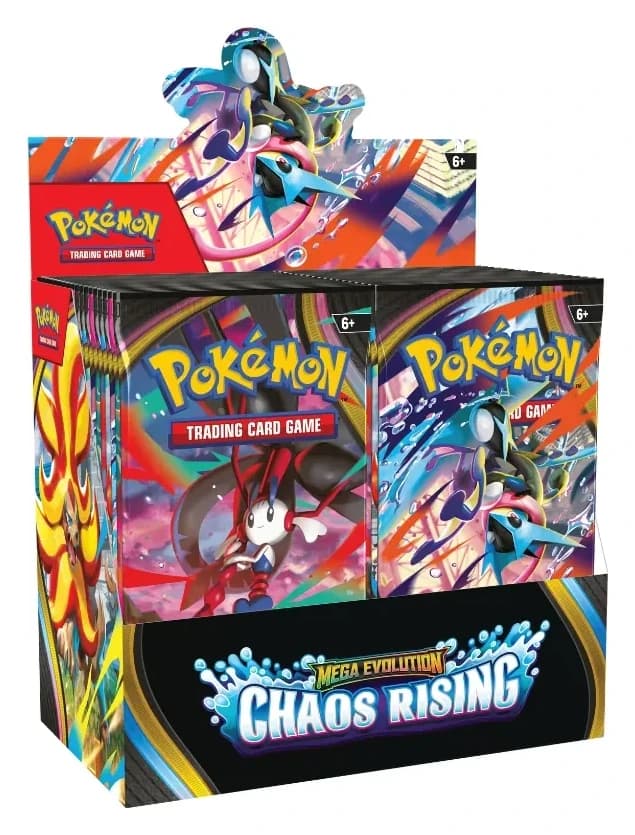 Contenido de Booster Box Chaos Rising — Inglés