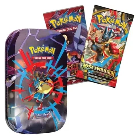 Contenido de Mini Lata Mega Evolution — Español