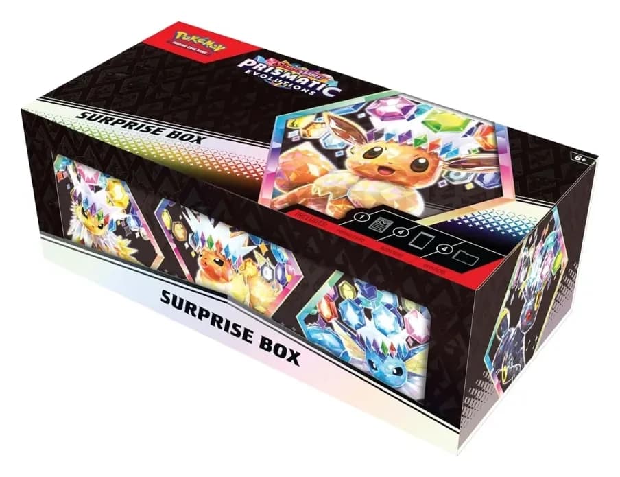 Contenido de Surprise Box Prismatic Evolutions
