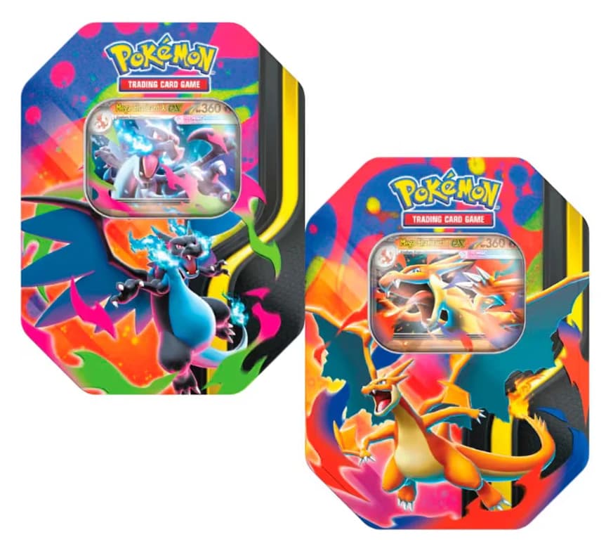 Contenido de Lata Mega Charizard X — Español