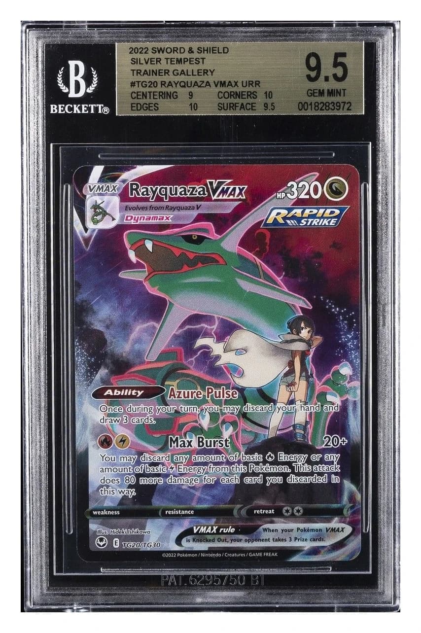 Contenido de Rayquaza VMAX — Evolving Skies — BGS 9.5