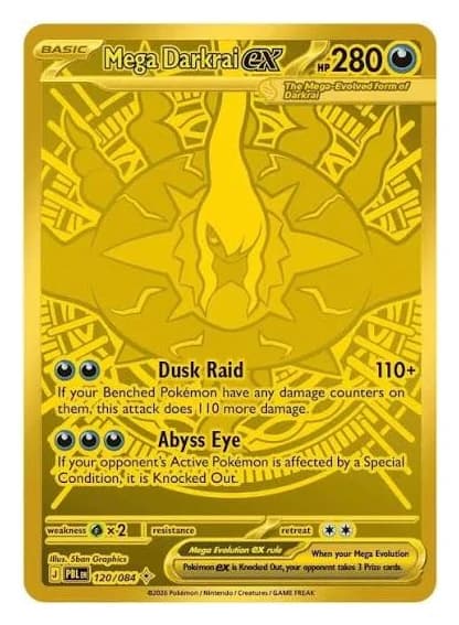 Contenido de Darkrai ex — Pitch Black — Español