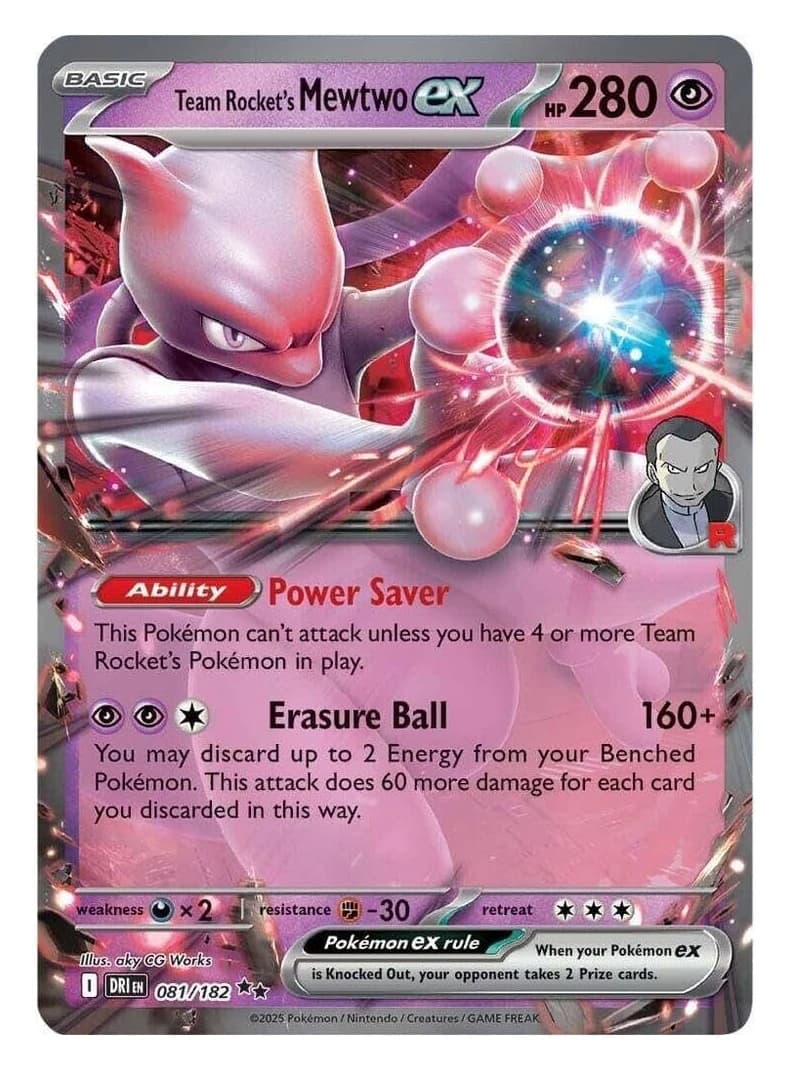 Contenido de Mewtwo ex — Mega Evolution — Español