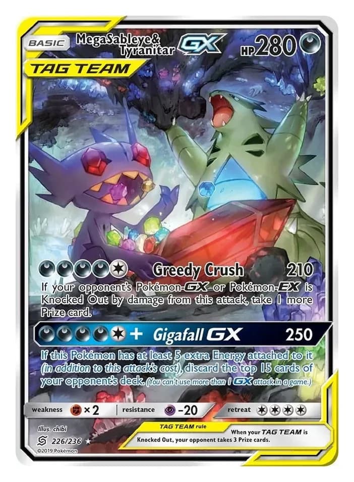Contenido de Sableye — Pitch Black — Español